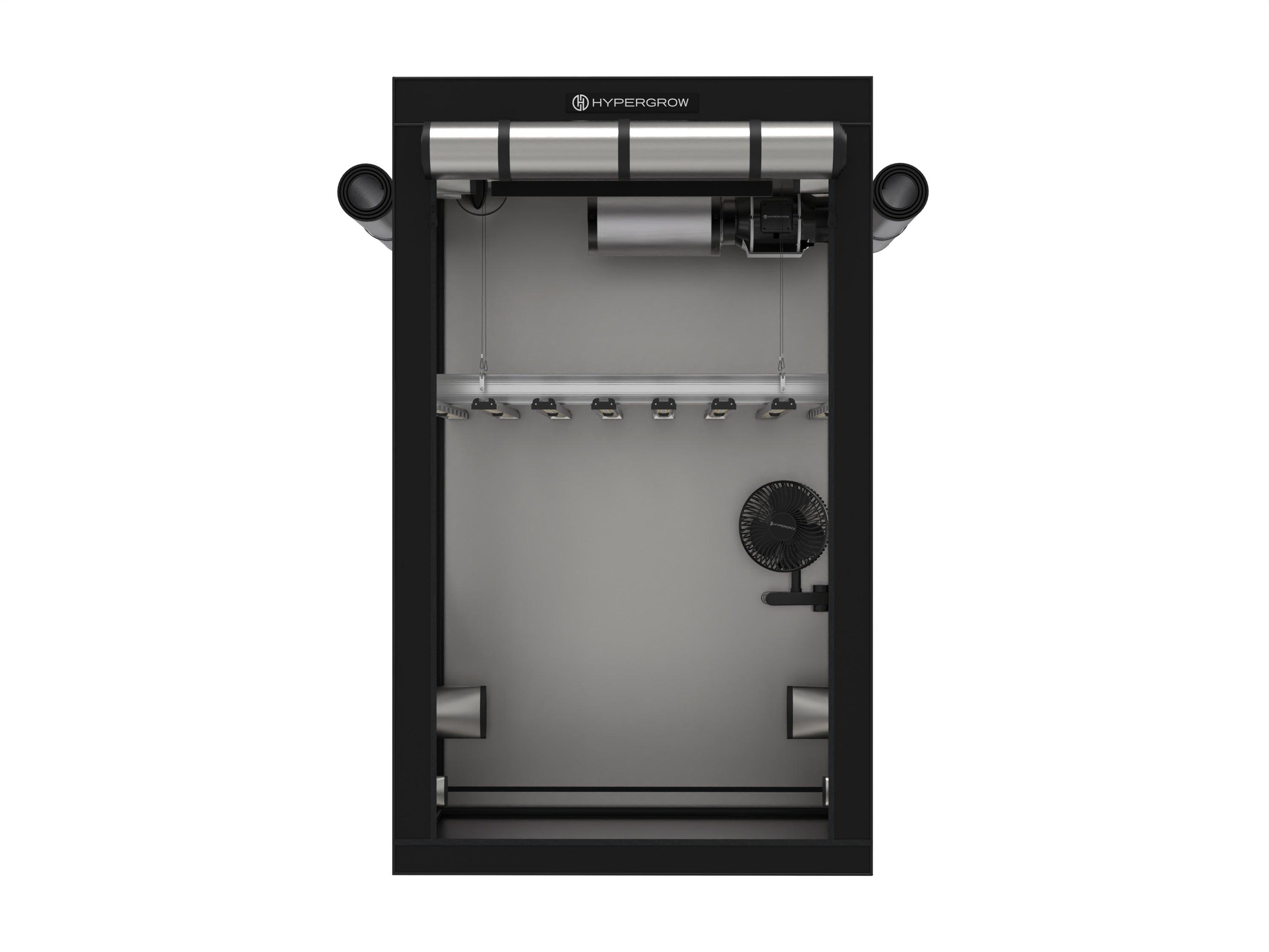 Growbox Komplettset 120 (120x120x200 cm)